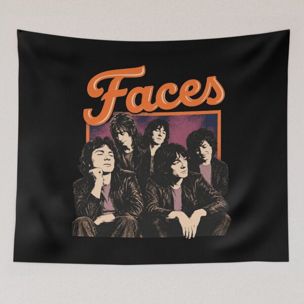 Aperçu de l'œuvre Faces Band Retro Rock créée et vendue par Pria1960.