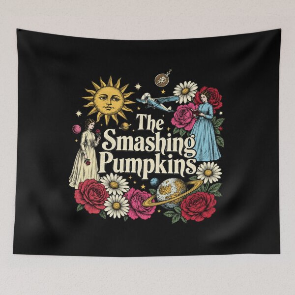 Item preview, The Smashing Pumpkins, Retro Celestial Band designed and sold by etrgfun.