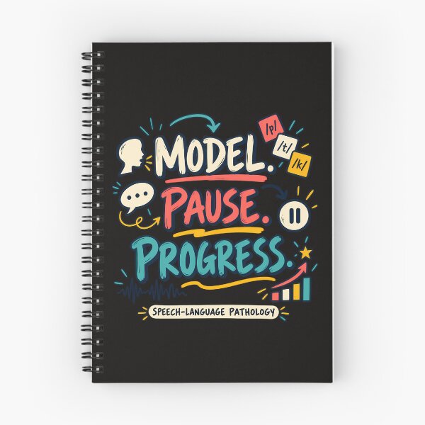 Item preview, Model Pause Progress – Speech Language Pathologist designed and sold by MiSuPa Studio.