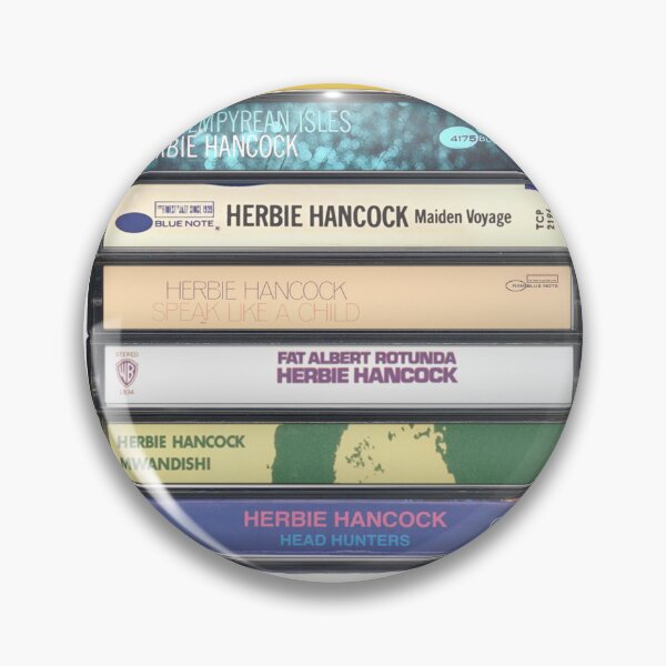 Item preview, Herbie Hancock - Studio Albums - Vintage Cassette Print designed and sold by Mr Mustard Prints.