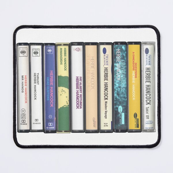 Item preview, Herbie Hancock - Studio Albums - Vintage Cassette Print designed and sold by Mr Mustard Prints.
