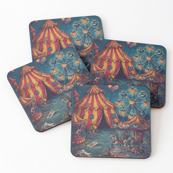 Item preview, Midnight Haunted Carnival designed and sold by homedeco12.