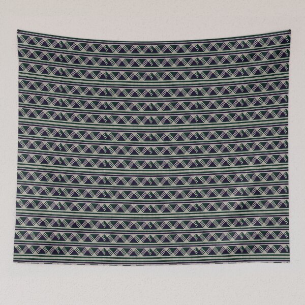 Item preview, Green and Blue Sepik Bilum designed and sold by Kundu & Ink.