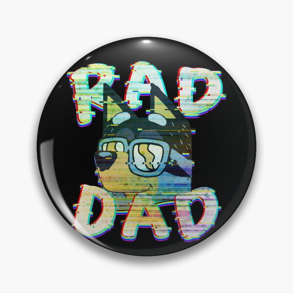 Artikelvorschau, Cool Dad Blue Dog Glitch Art entworfen und verkauft von InesKreiger46.