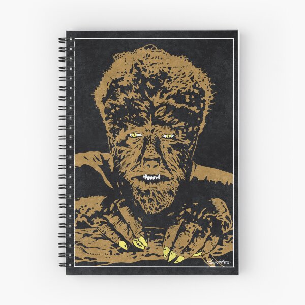 Item preview, THE WOLFMAN (Bichrome) designed and sold by FamousWeirdosRB.