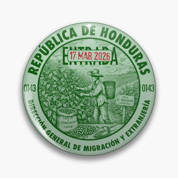 Artikelvorschau, Passstempel – Honduras entworfen und verkauft von travelwitheric.