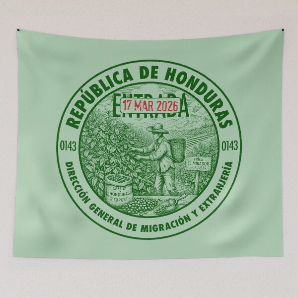 Item preview, Passport Stamp - Honduras designed and sold by travelwitheric.
