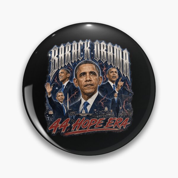 Aperçu de l'œuvre Barack Obama, 44 ans, l'ère de l'espoir, politique vintage créée et vendue par Nekoojimeo.