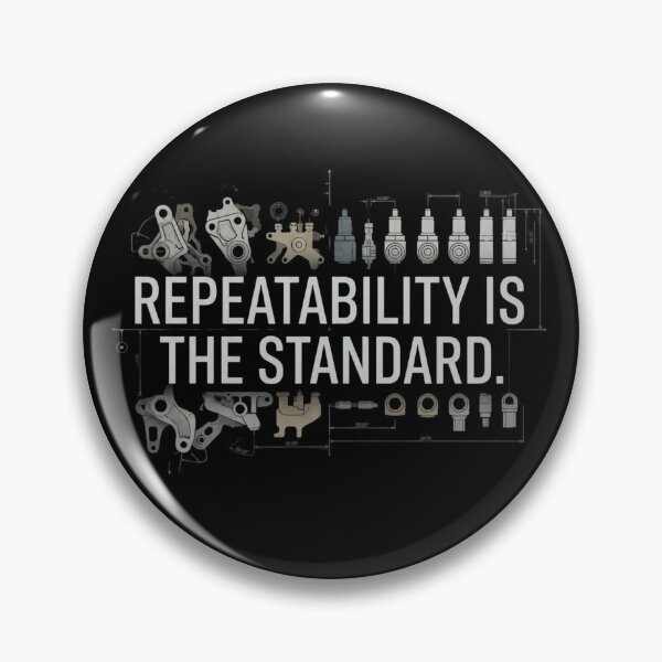 Item preview, Repeatability Is the Standard Manufacturing Quality Engineering designed and sold by Amr Darwish Graphic designer.