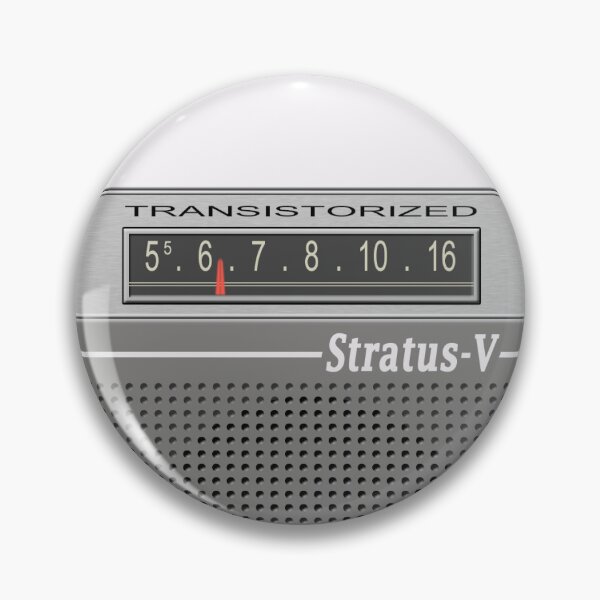 Item preview, Transistor Radio - Stratus-V in Gray designed and sold by ubiquitoid.