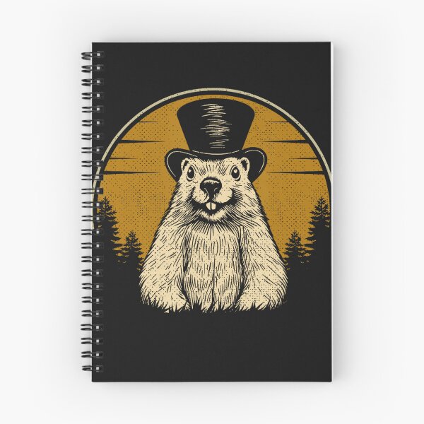 Item preview, Groundhog Day Celebration Top Hat Groundhog designed and sold by Moscettakkk.