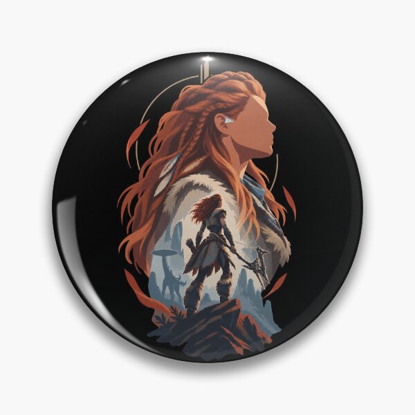 Item preview, Póster de la silueta de Aloy – Horizon Zero Dawn designed and sold by · GAMING SOUL ·.