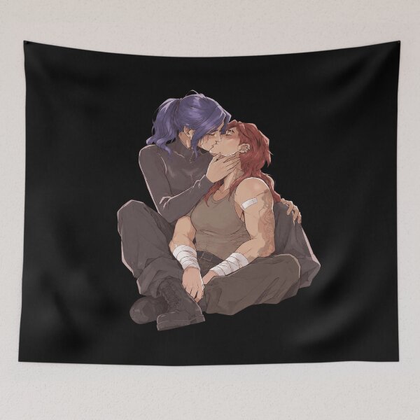 Aperçu de l'œuvre Couple de fanart queer créée et vendue par Jennie046Shelle.
