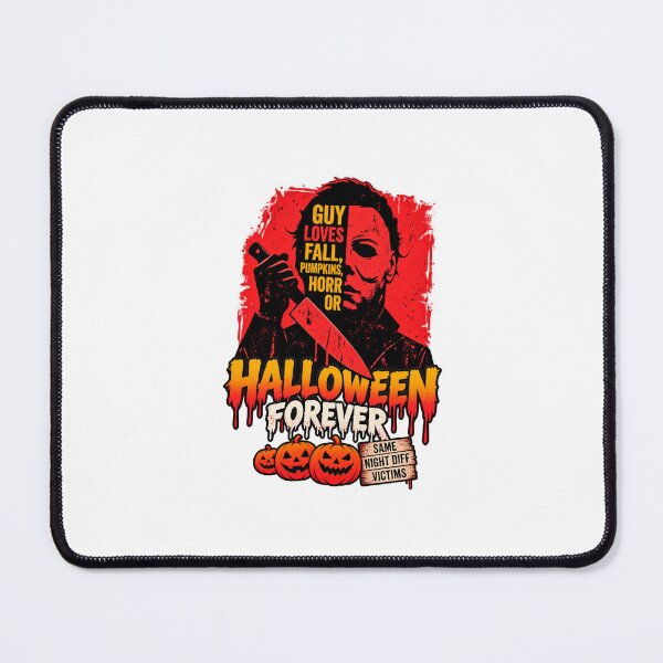 Item preview, Just A Guy Who Loves Fall Pumpkins Horror Slasher Mask designed and sold by EdenChampl.