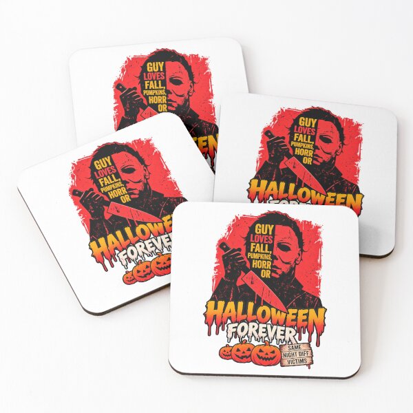 Item preview, Just A Guy Who Loves Fall Pumpkins Horror Slasher Mask designed and sold by EdenChampl.