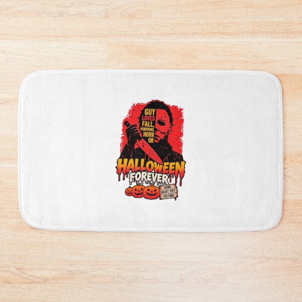 Item preview, Just A Guy Who Loves Fall Pumpkins Horror Slasher Mask designed and sold by EdenChampl.