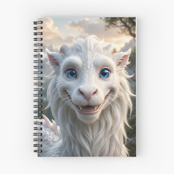 Item preview, Beautiful Friendly White Luck Dragon Smiling At You designed and sold by LuckDragonGifts.