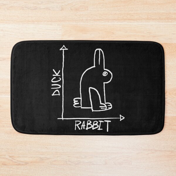 Item preview, Duck Rabbit Illusion Perception Psychology Brain Teaser Clever Gift designed and sold by Moscettakkk.
