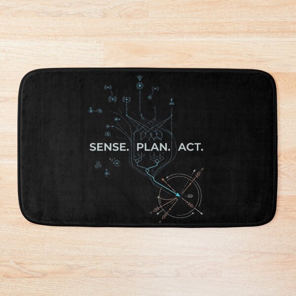 Aperçu de l'œuvre Sense Plan Act Robotics Engineer Autonomous Systems créée et vendue par Amr Darwish Graphic designer.