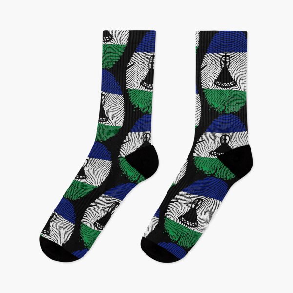 Item preview, Lesotho Flag National Pride Design designed and sold by Azeecreate009.