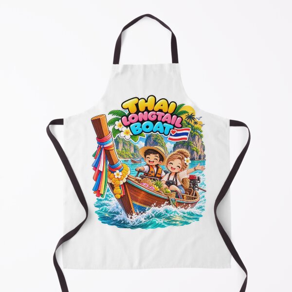 Item preview, Thai Longtail Boat – Tropical Thailand Island Adventure designed and sold by Pali's shop.