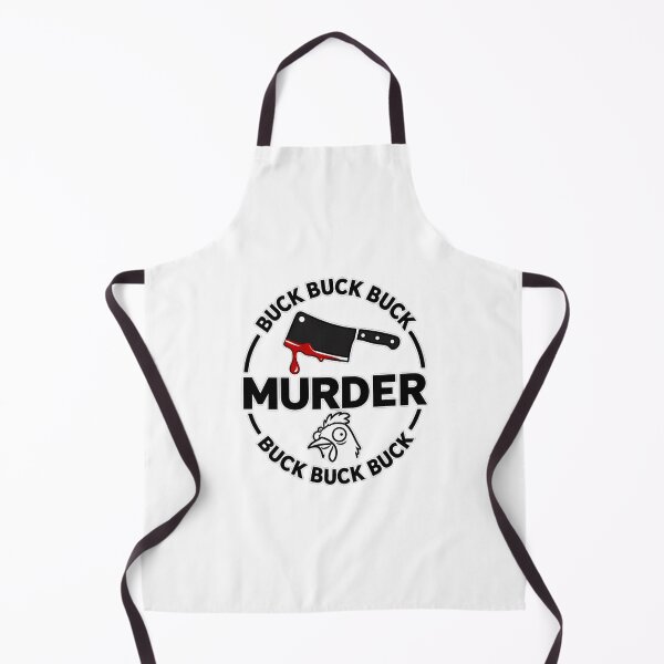 Item preview, Funny Chicken Meat Cleaver Buck Murder Dark Humor designed and sold by EdenChampl.