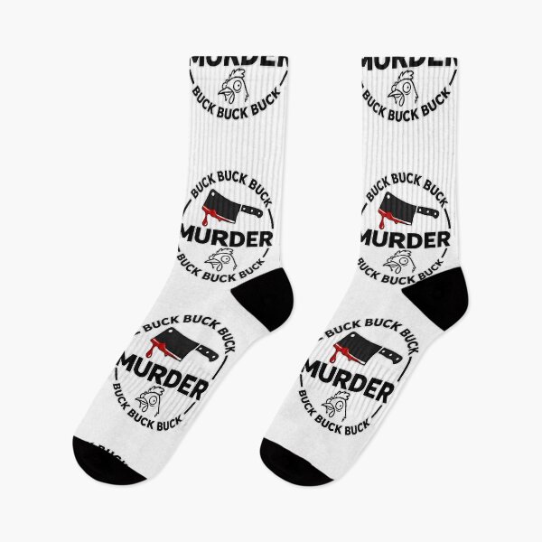 Item preview, Funny Chicken Meat Cleaver Buck Murder Dark Humor designed and sold by EdenChampl.