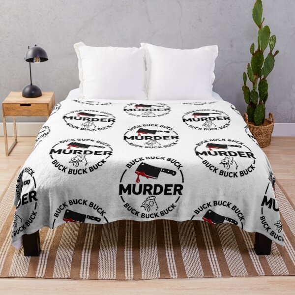 Item preview, Funny Chicken Meat Cleaver Buck Murder Dark Humor designed and sold by EdenChampl.