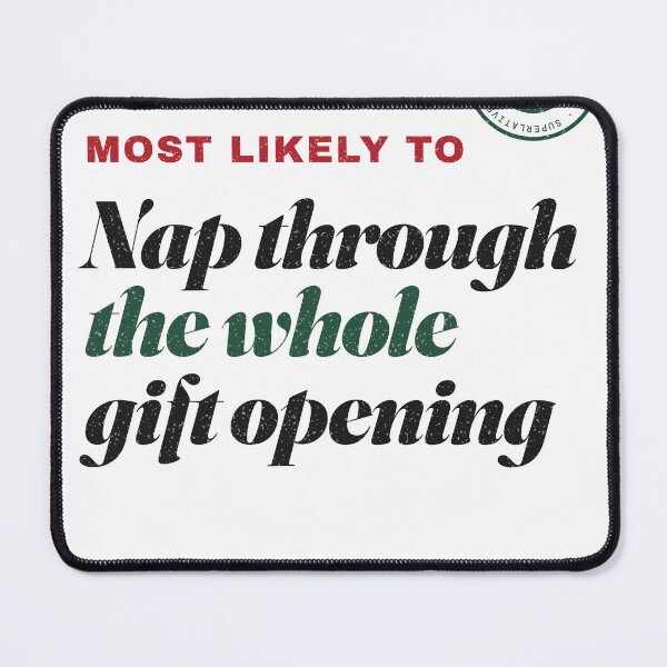 Item preview, Most Likely To Nap Through The Gift Opening Funny Matching Family Christmas Shirt designed and sold by UnivStore.