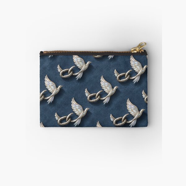 Item preview, Pearl Dove Breaking a Silver Chain – Freedom and Liberation Pattern designed and sold by Kaleidoscope Print.