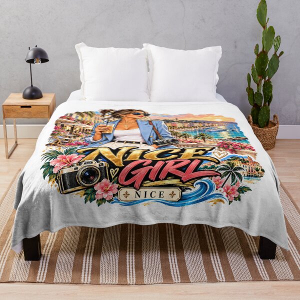 Item preview, Nice Girl French Riviera Travel designed and sold by lorand-designs.