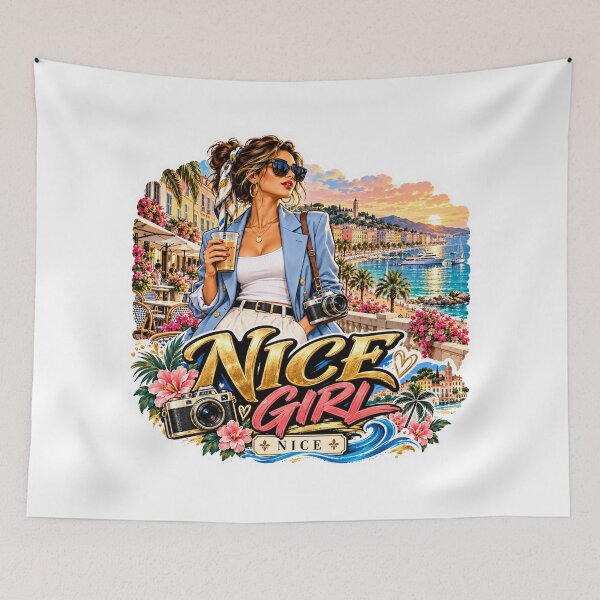 Item preview, Nice Girl French Riviera Travel designed and sold by lorand-designs.