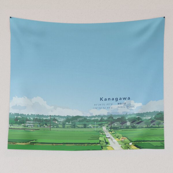 Item preview, Elsewhere: Kanagawa Field designed and sold by anuaramir.