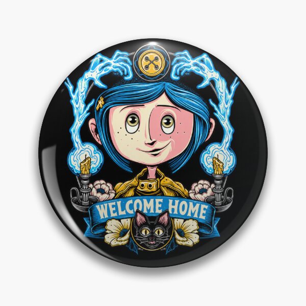 Item preview, Coraline And Cat Welcome Home Dark Cartoon Halloween designed and sold by tesslstmoved.