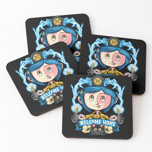 Item preview, Coraline And Cat Welcome Home Dark Cartoon Halloween designed and sold by tesslstmoved.