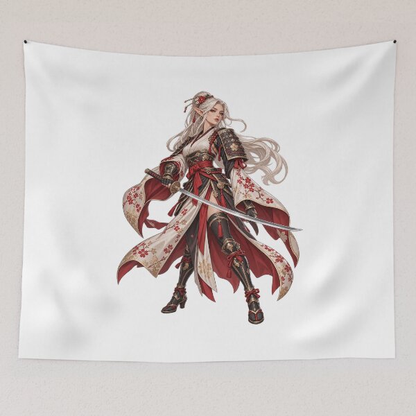 Item preview, Crimson Blossom Elf Samurai designed and sold by Christian Weiss.