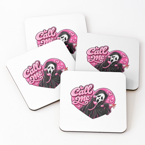 Item preview, Pink Ghost Mask Telephone Heart Halloween Valentine designed and sold by EdenChampl.