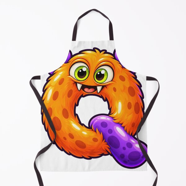 Item preview, Cute Spooky Halloween Letter Q - Furry Beast designed and sold by The198X.