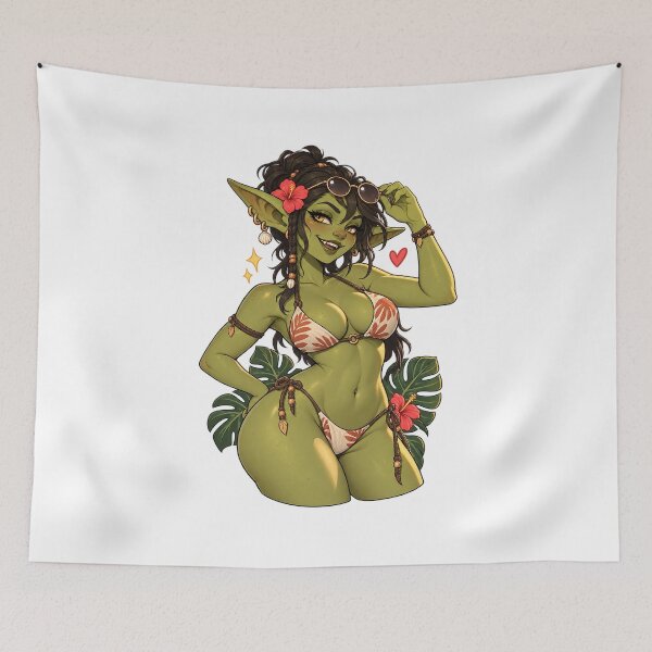Item preview, Tropical Goblin Beach Girl designed and sold by Christian Weiss.