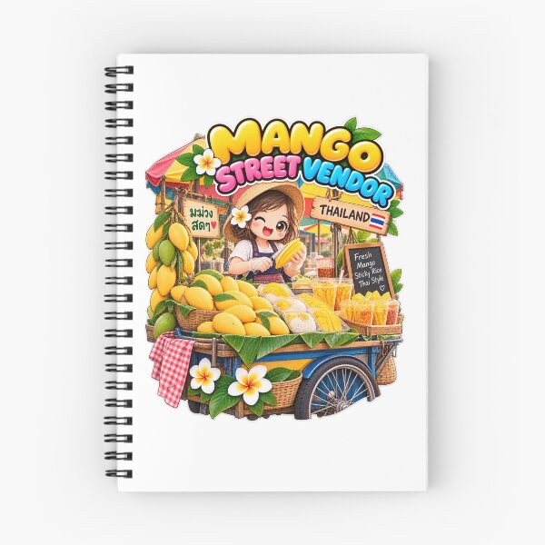 Item preview, Thai Mango Street Vendor – Tropical Taste of Thailand designed and sold by Pali's shop.