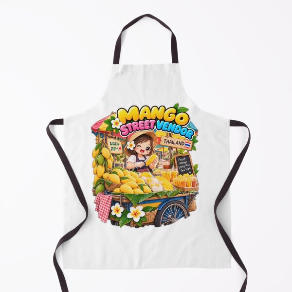 Item preview, Thai Mango Street Vendor – Tropical Taste of Thailand designed and sold by Pali's shop.