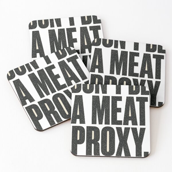 Aperçu de l'œuvre Ne soyez pas un intermédiaire pour la viande - Slogan de That's So Agentic créée et vendue par The Freedom Forge.