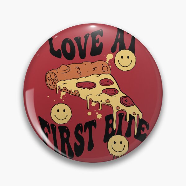 Item preview, Love at First Bite Pizza - Retro Pepperoni Slice designed and sold by Jackson-Will.