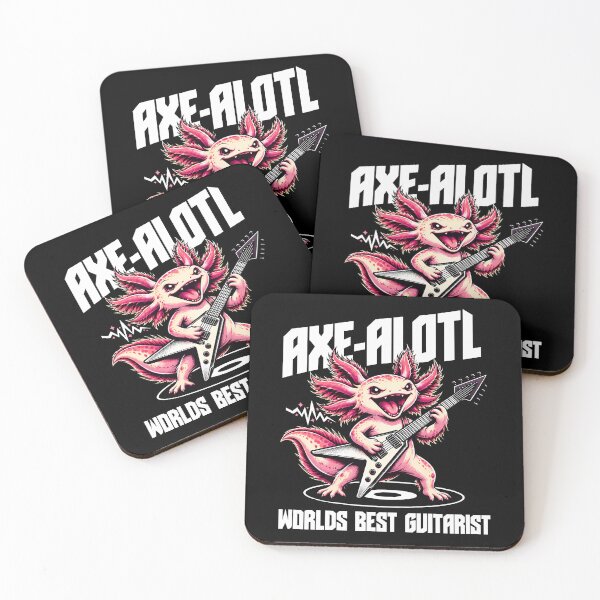 Item preview, Axe-Alotl Worlds Best Guitarist Funny Axolotl designed and sold by ShirtWreck.