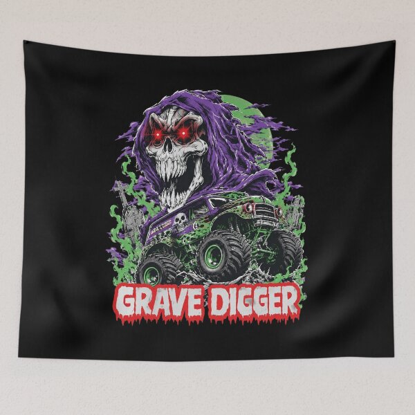 Item preview, Grave Digger Monster Truck designed and sold by Pria1960.
