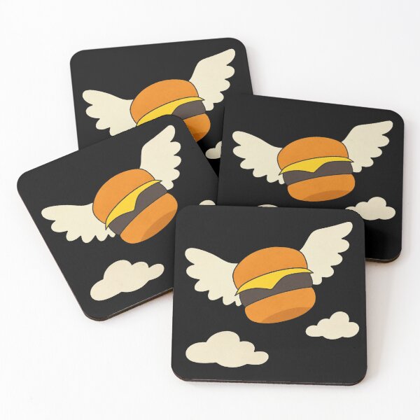 Aperçu de l'œuvre Hamburger volant créée et vendue par CassandraCasey.