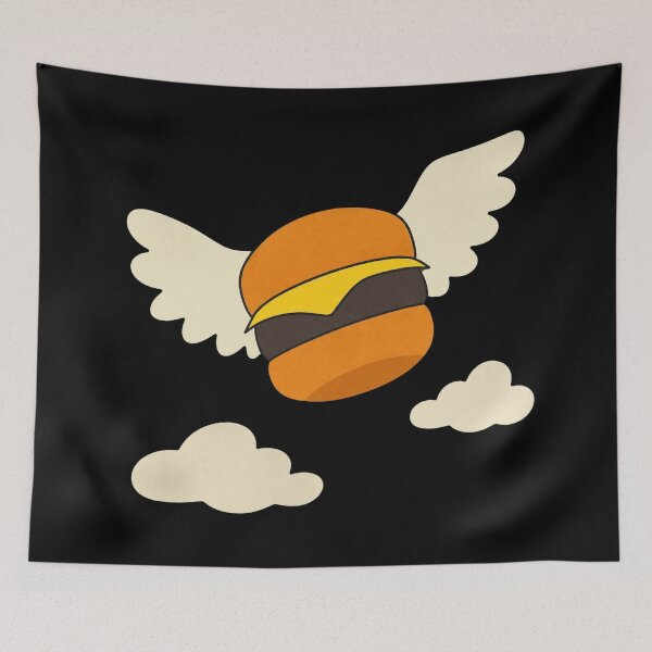 Item preview, Flying Hamburger designed and sold by CassandraCasey.