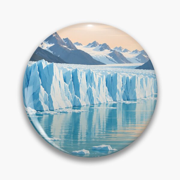 Artikelvorschau, Perito-Moreno-Gletscher Patagonien – Minimales Argentinien-Reiseposter entworfen und verkauft von ChicClicker.