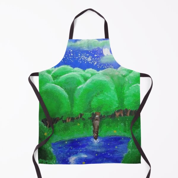 Item preview, Moment under night Sky int the forest at the lake side designed and sold by funinon0.