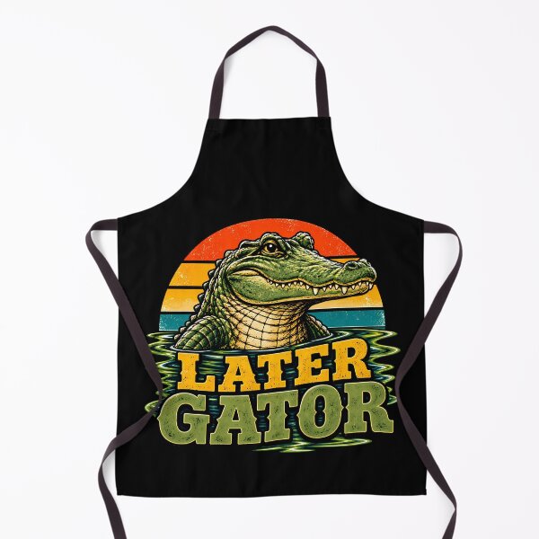 Item preview, Later Gator Funny Alligator Crocodile Reptile Swamp Vintage Sunset designed and sold by Photo-Sphere101.